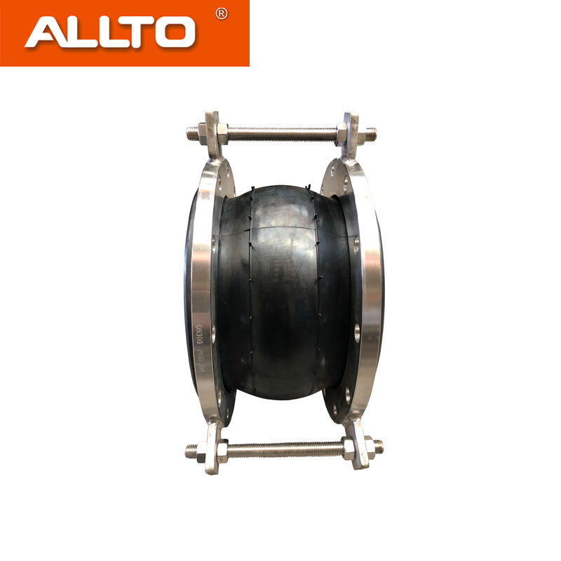 Forged Flange Pipe Fittings Rubber Expansion Joint With Tie Rod