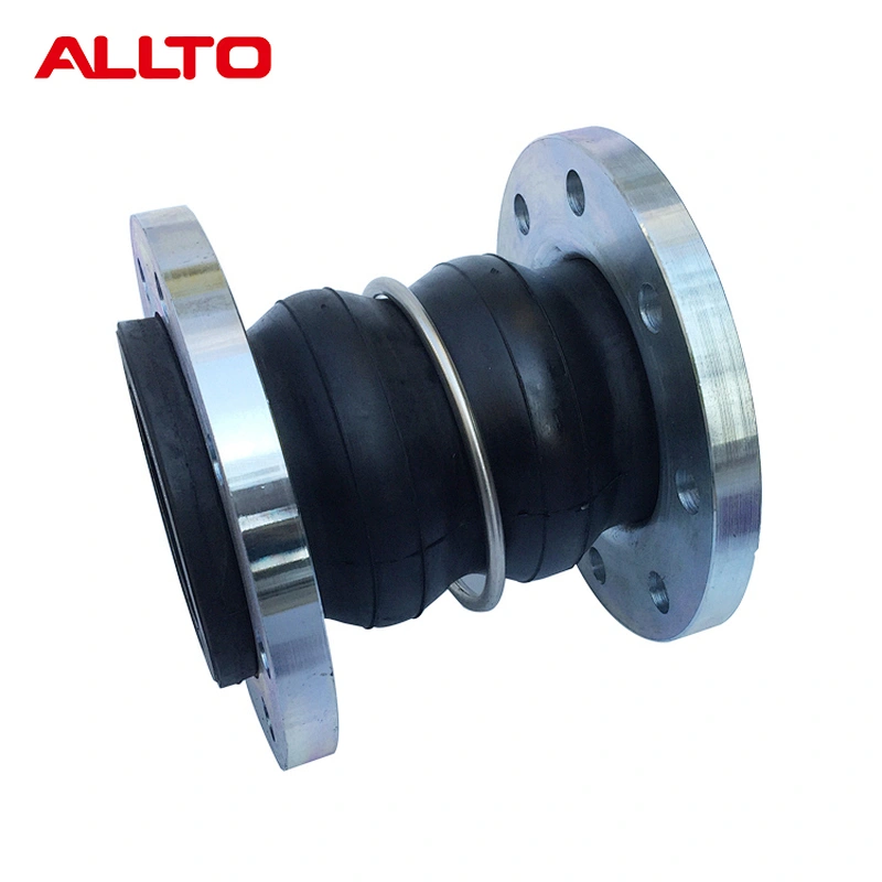 Flange Double Sphere Rubber Expansion Joint For Pipe Fitting