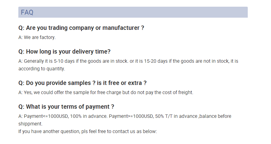 FAQ