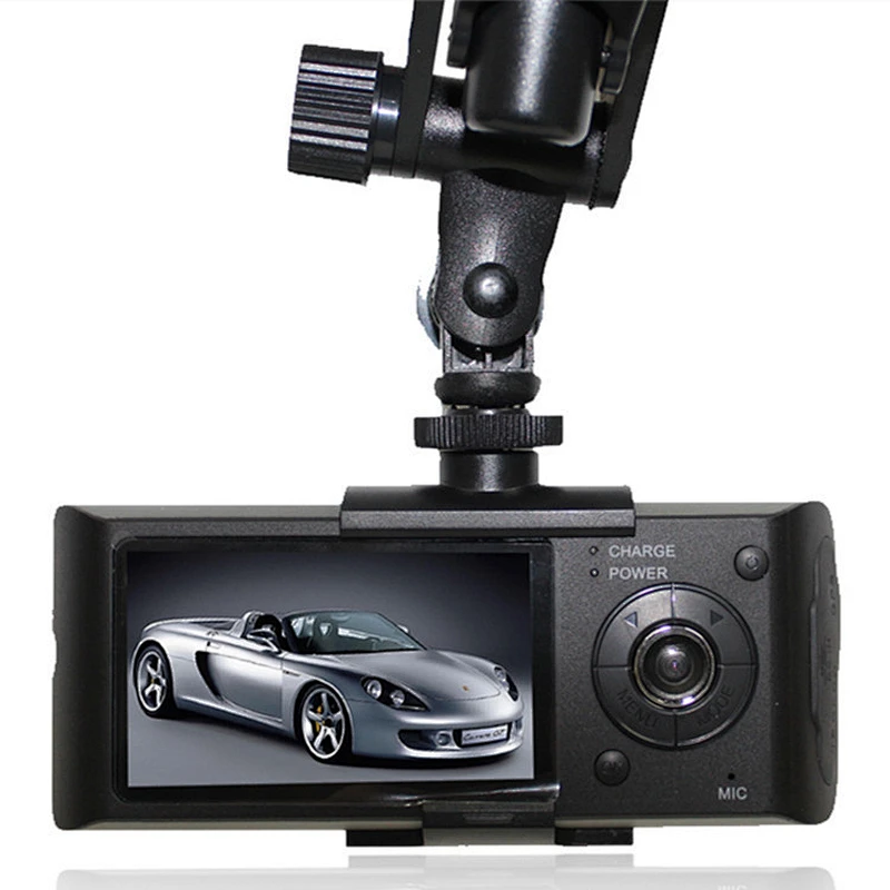 2,7 Zoll Doppelobjektiv HD 720P CAR DVR