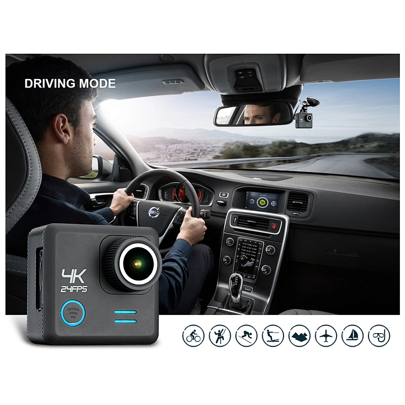 2.0 inch screen 4K action camera
