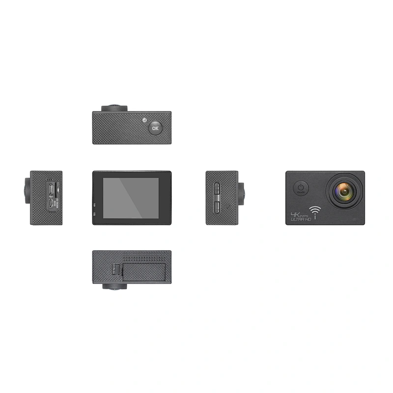 Waterproof action camera with 4K resolution