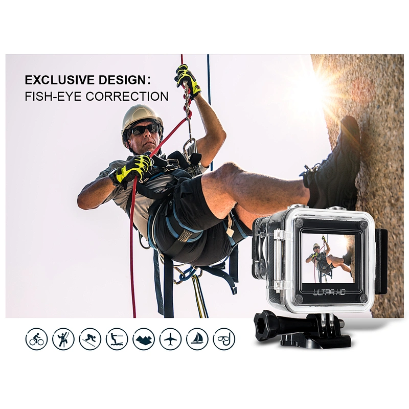 2.0 inch screen 4K action camera
