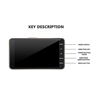 4,0 Zoll FHD 1080P Doppelobjektiv AUTO DVR