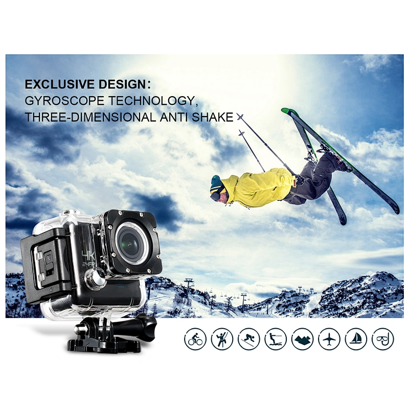 2.0 inch screen 4K action camera