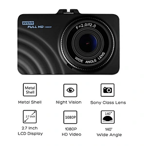 3.0インチのHD 720 p自動車DVR