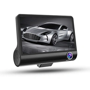 Three lens 4.0 inch FHD 1080P dash camera with rear view camera