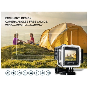 2.0 inch screen 4K action camera