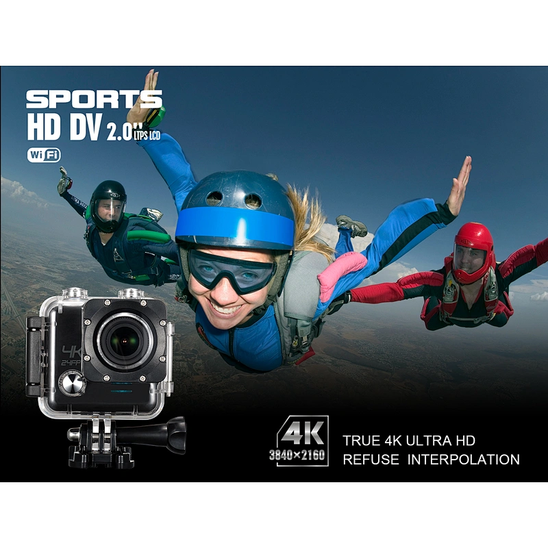 2.0 inch screen 4K action camera