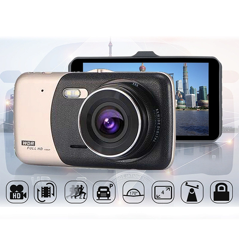 4,0 Zoll FHD 1080P Doppelobjektiv AUTO DVR