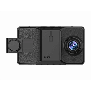 Three lens 4.0 inch FHD 1080P dash camera with IPS display