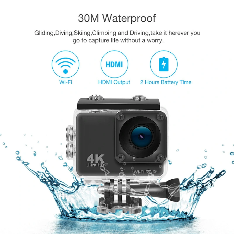 1080P Resolution  waterproof sport camera