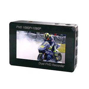 Dual FHD 1080p motorcycle recorder (two separate)