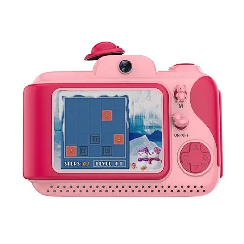 Mini dual lens 2.4 inch screen children's puzzle camera