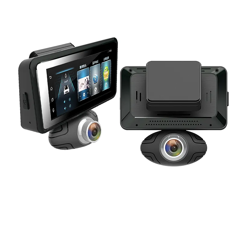 Three lens 3.0 inch FHD 1080P dash camera with rear view camera