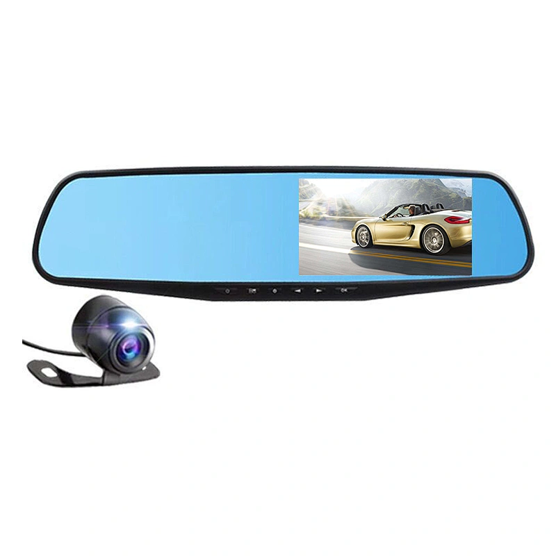 4.3 inch 1080P with rear view mirror car camera