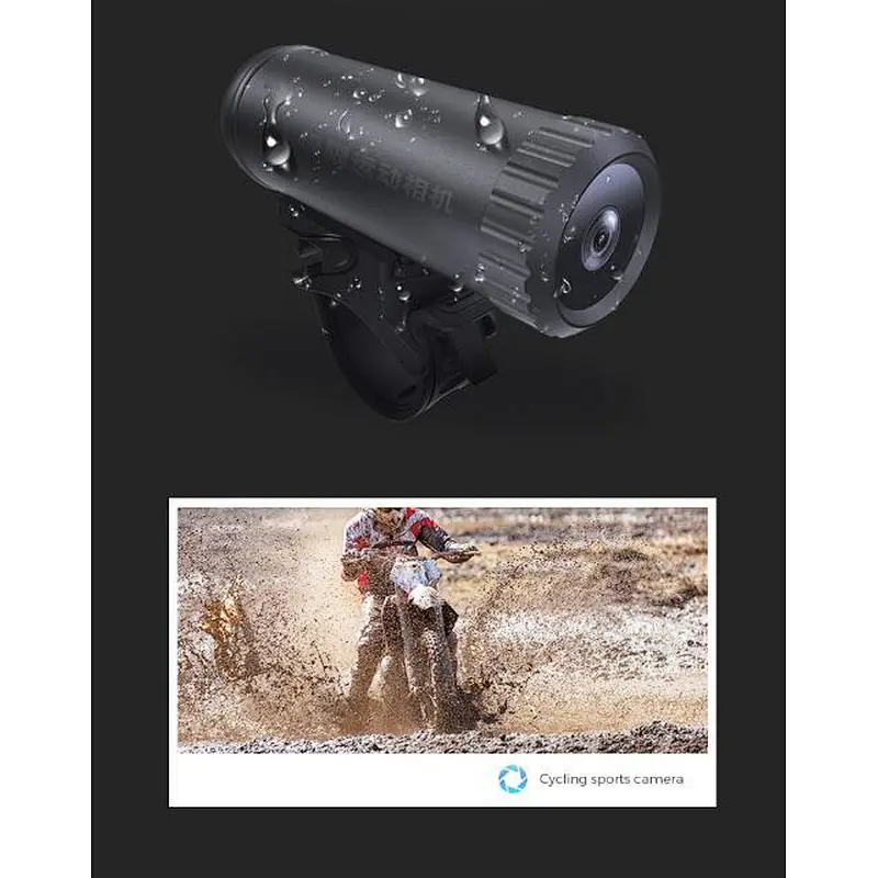 HD 1080P Mini Waterproof Bike Fahrrad Motorrad Helm Outdoor Sport Action Kamera Sport Kamera