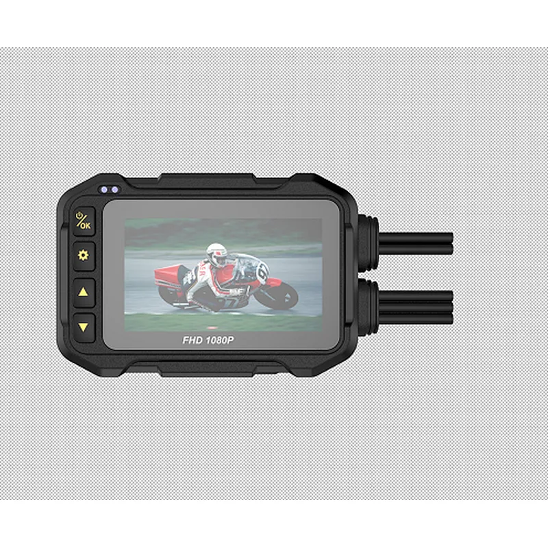 MOT-508 Motorradmamera DUAL Objektiv Full HD 1080p @ 30fps 3