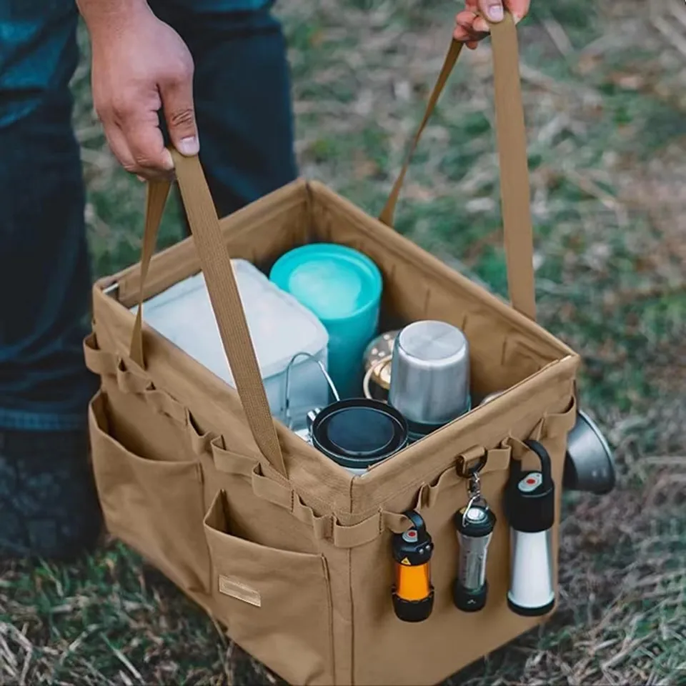 Explore the unique design features of camping bags storage, their versatile uses, and how XINHUI offers customizable options.