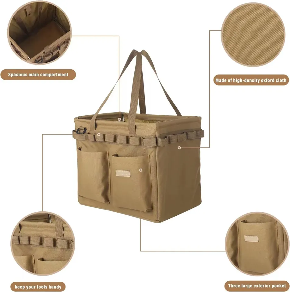 Explore the unique design features of camping bags storage, their versatile uses, and how XINHUI offers customizable options.