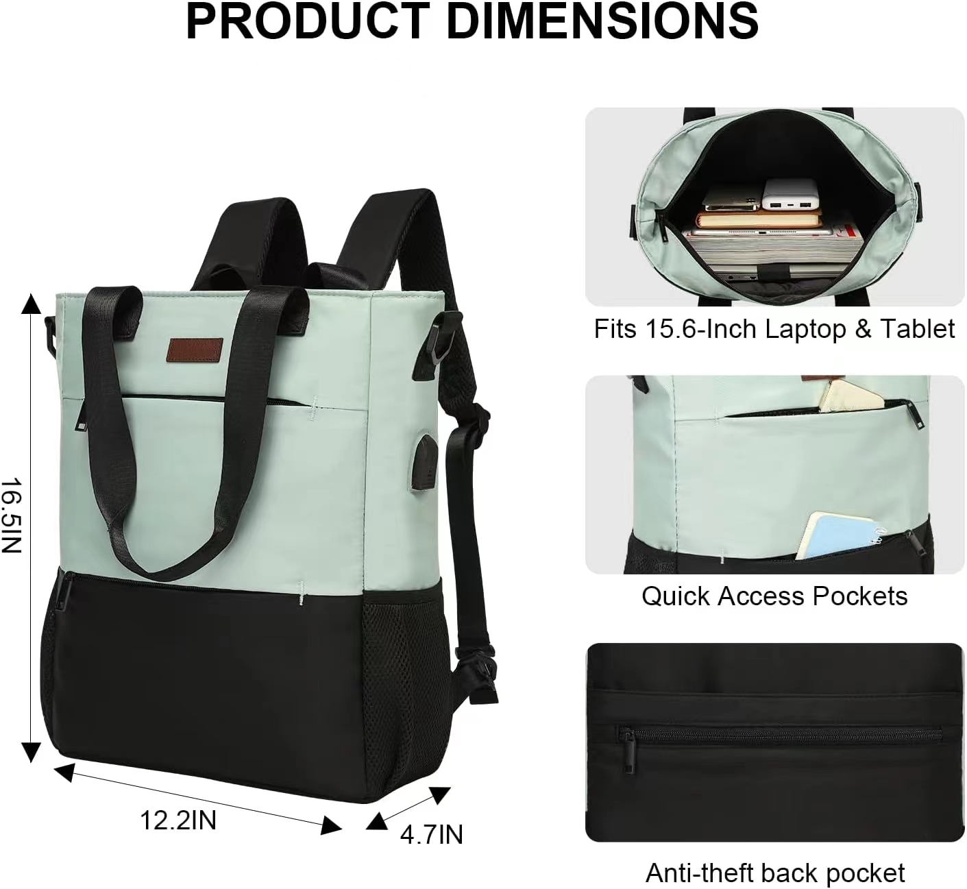 Explore the unique design features of convertible backpack for women, their versatile uses, and how XINHUI offers customizable options.