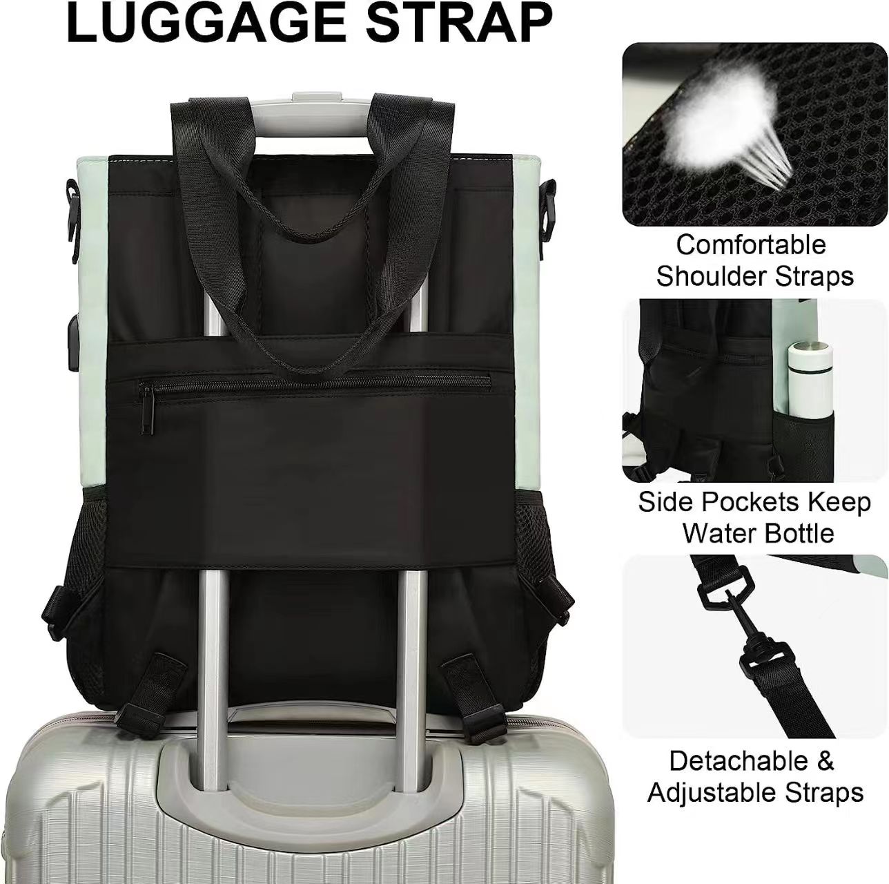 Explore the unique design features of convertible backpack for women, their versatile uses, and how XINHUI offers customizable options.
