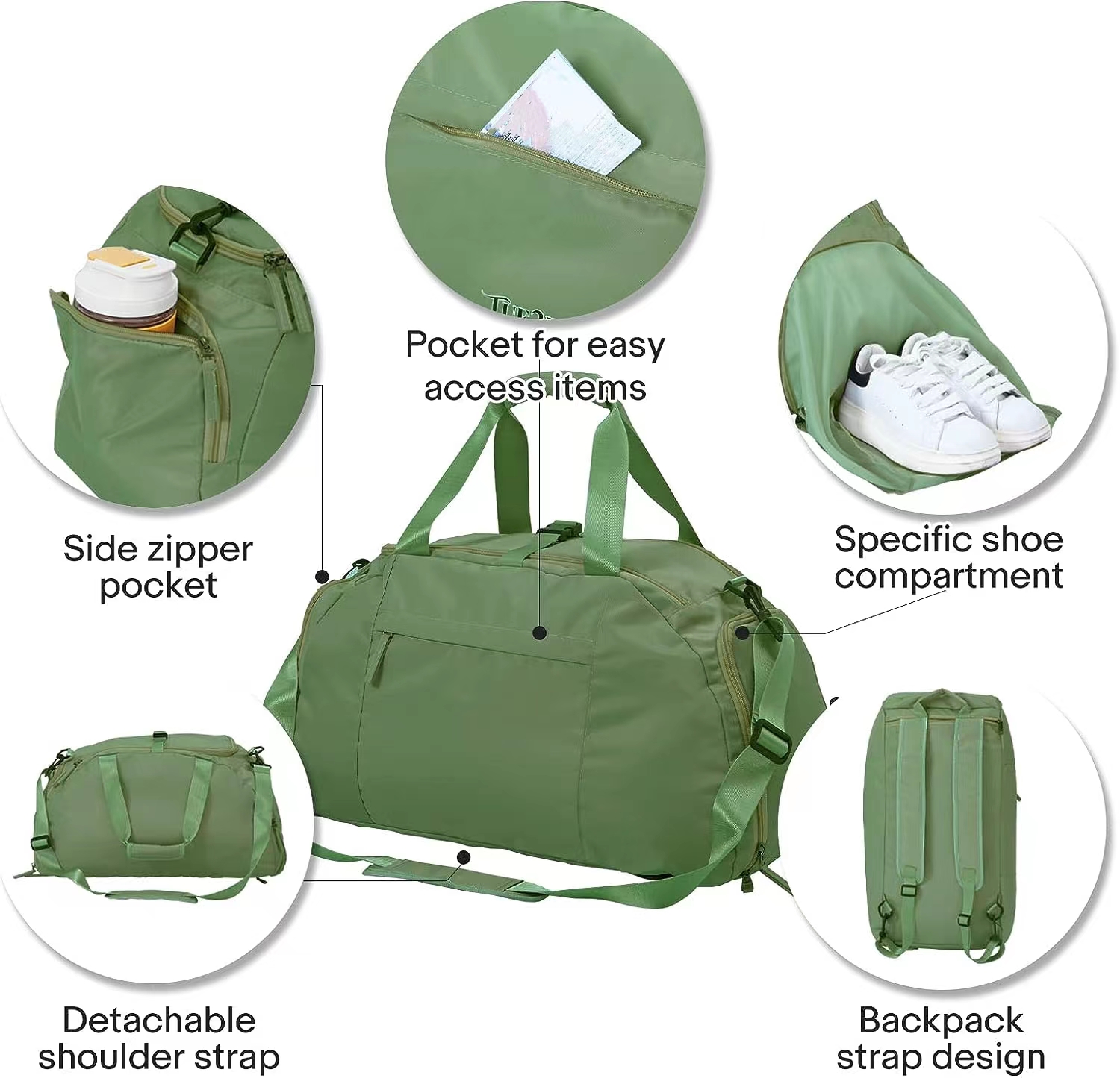 Explore the unique design features of sports duffle bag with shoe compartment, their versatile uses, and how XINHUI offers customizable options.