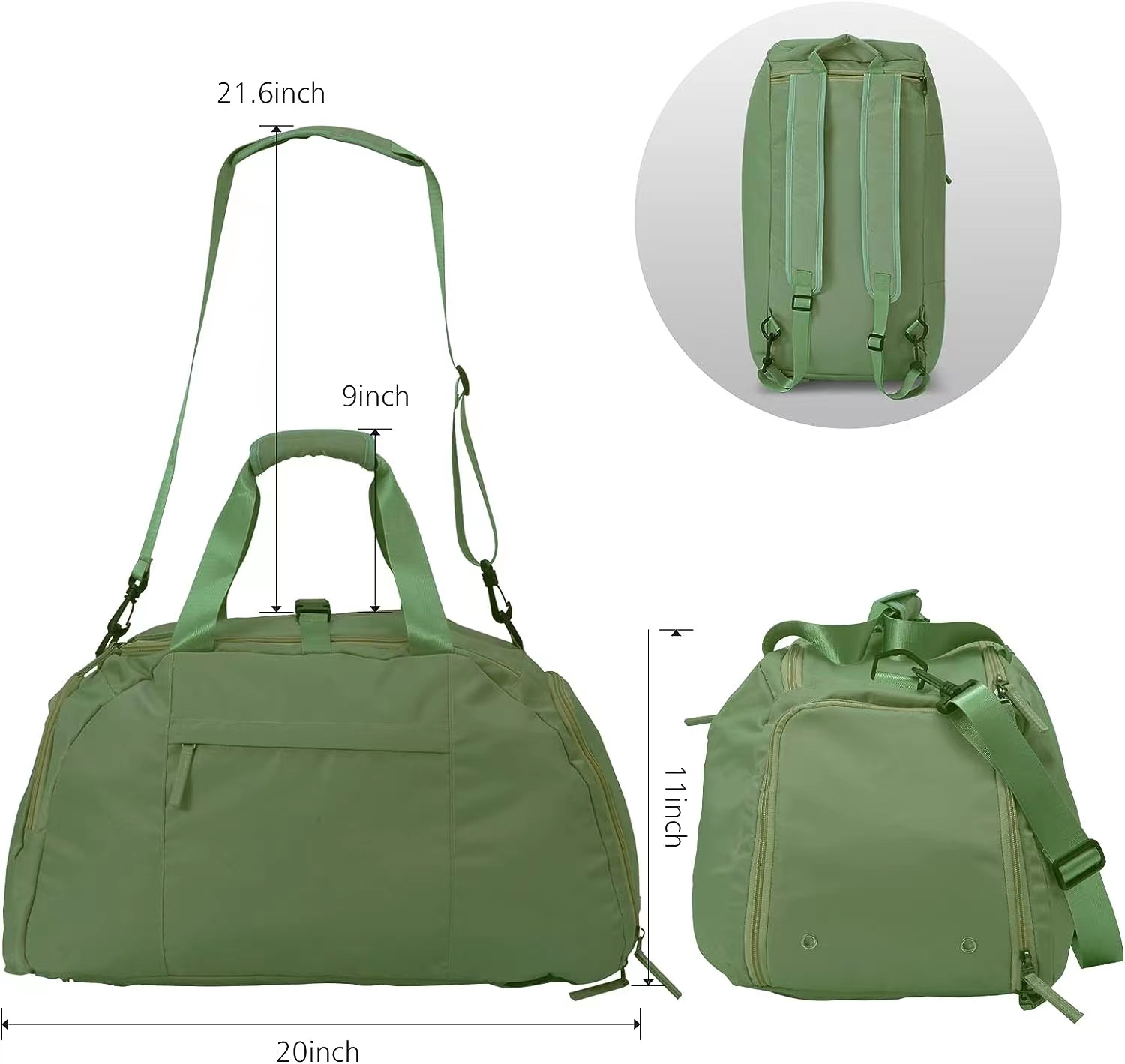 Explore the unique design features of sports duffle bag with shoe compartment, their versatile uses, and how XINHUI offers customizable options.