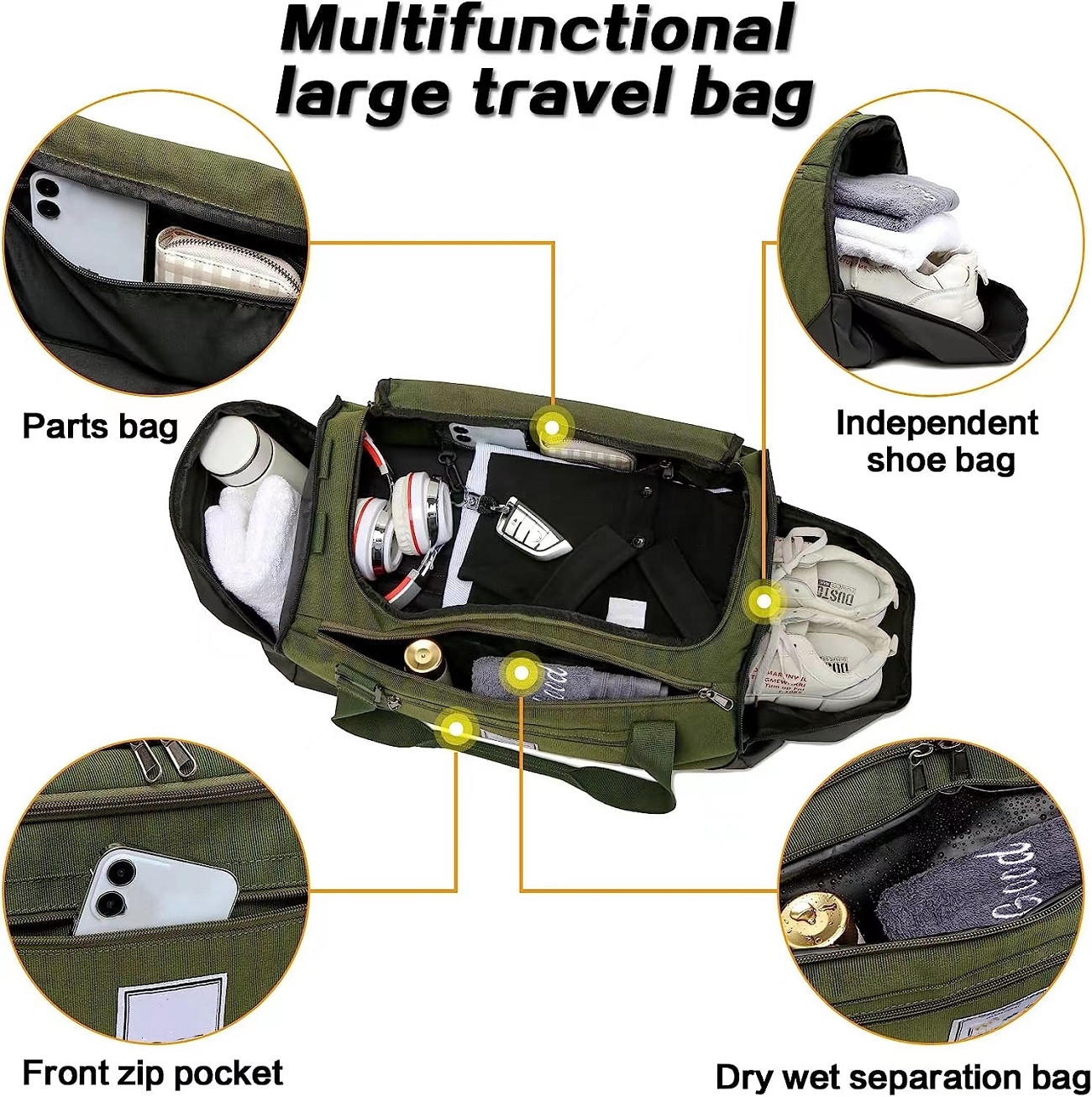 Explore the unique design features of 40l duffle bag, their versatile uses, and how XINHUI offers customizable options.