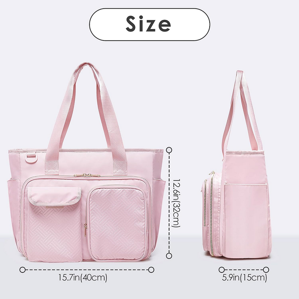 Discover the top oversized tote bags for wor! With ample space, 15.7x5.9x12.6 inches in size,