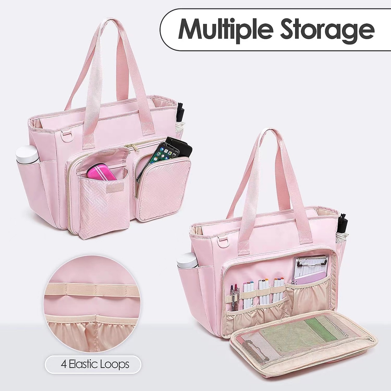 Discover the top oversized tote bags for wor! With ample space, 15.7x5.9x12.6 inches in size,