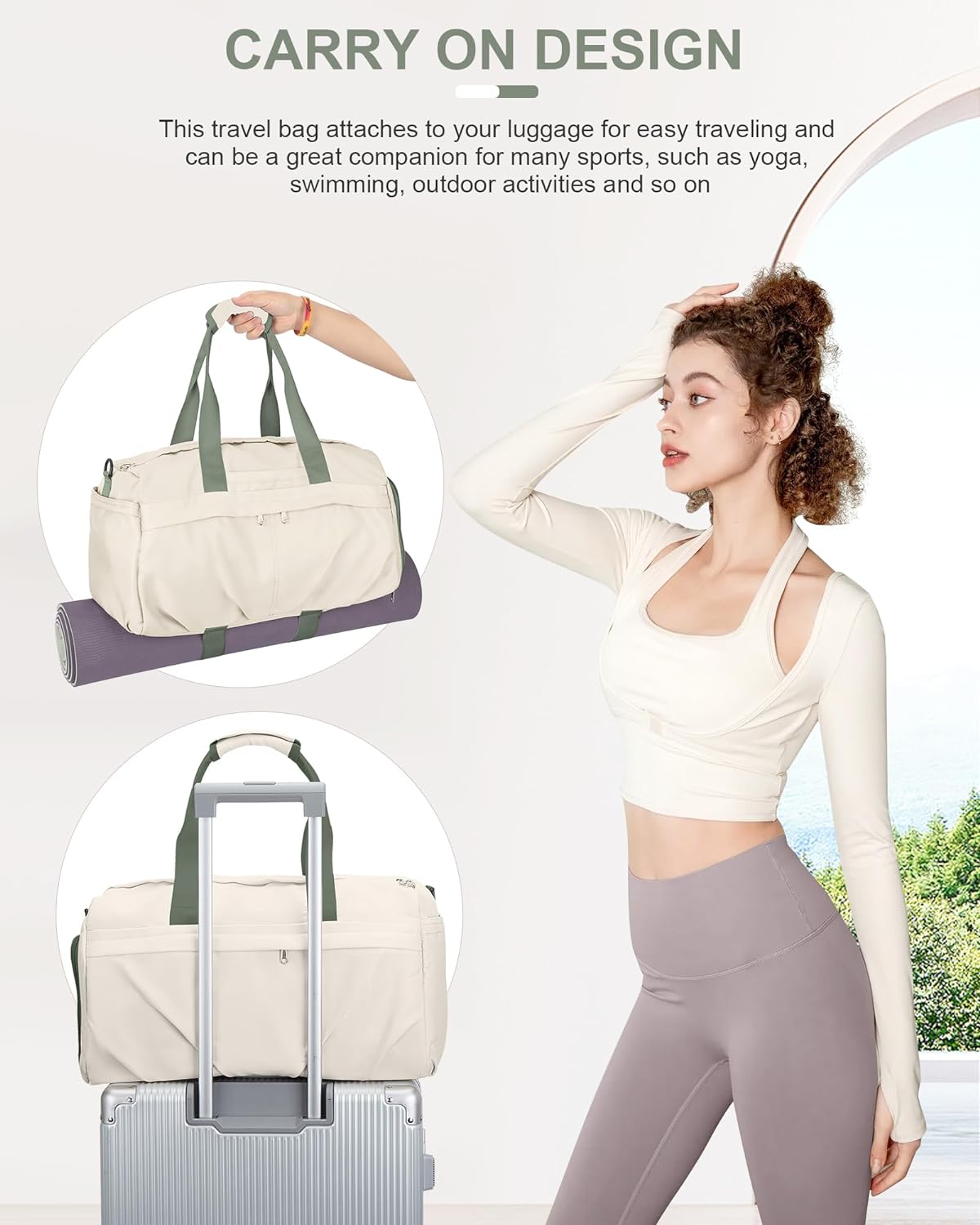 crossbody gym bag