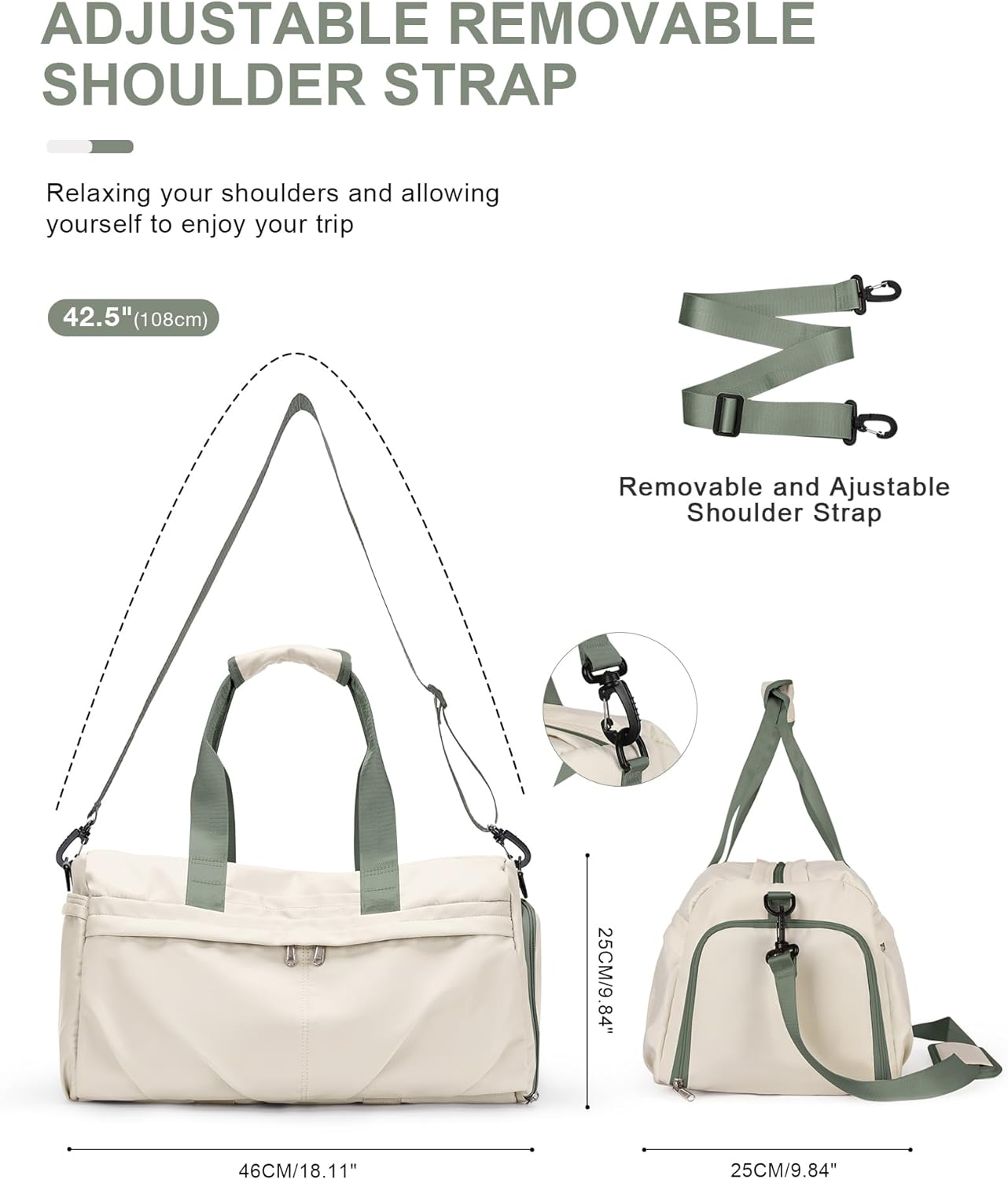 crossbody gym bag