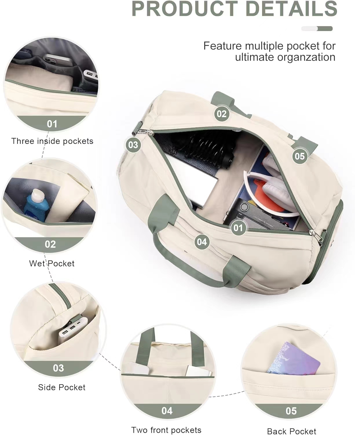 crossbody gym bag