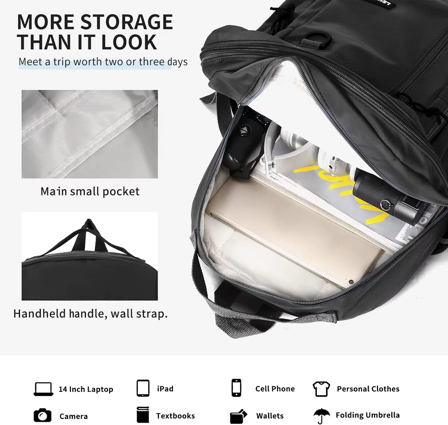 Explore the unique design features of laptop backpack for men, their versatile uses, and how XINHUI offers customizable options.