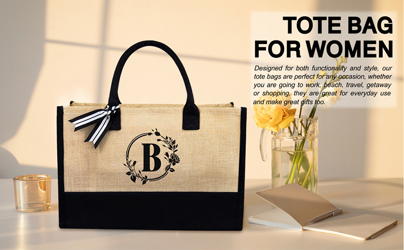 jute tote bag