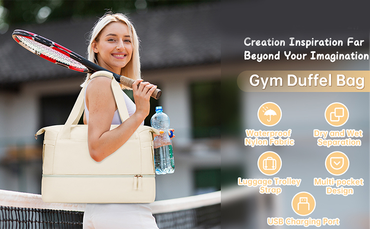 Explore the unique design features of nylon gym bag, their versatile uses, and how XINHUI offers customizable options.