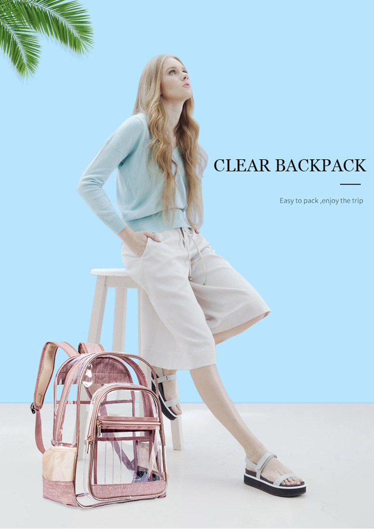 clear backpack for girls