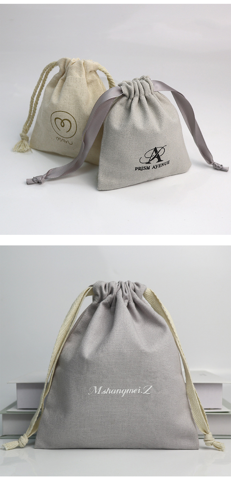 canvas drawstring bags