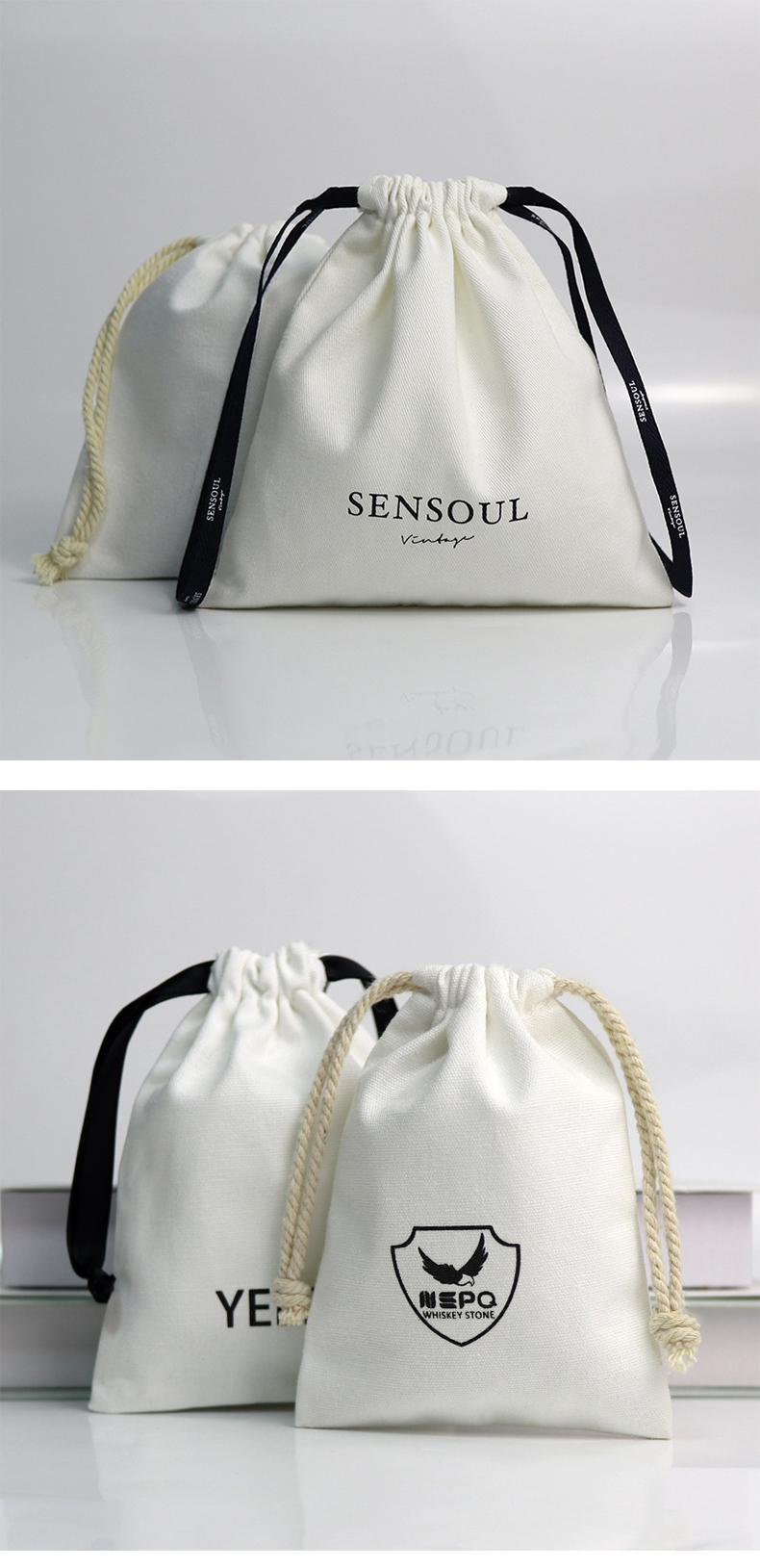 canvas drawstring bags