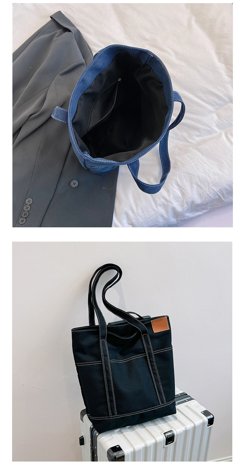 denim tote bag
