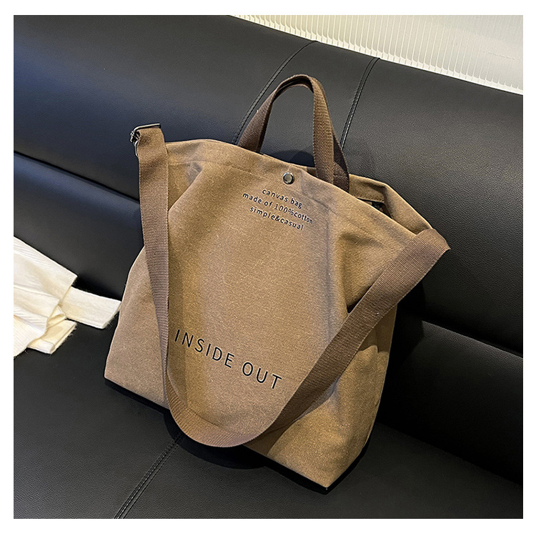 brown shoulder bag
