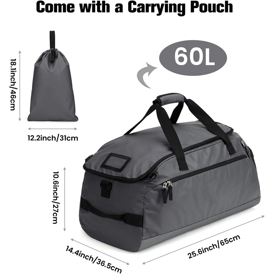 Discover versatile 3-way luxe travel bag, water-resistant duffel backpacks, and men's travel duffle bags.
