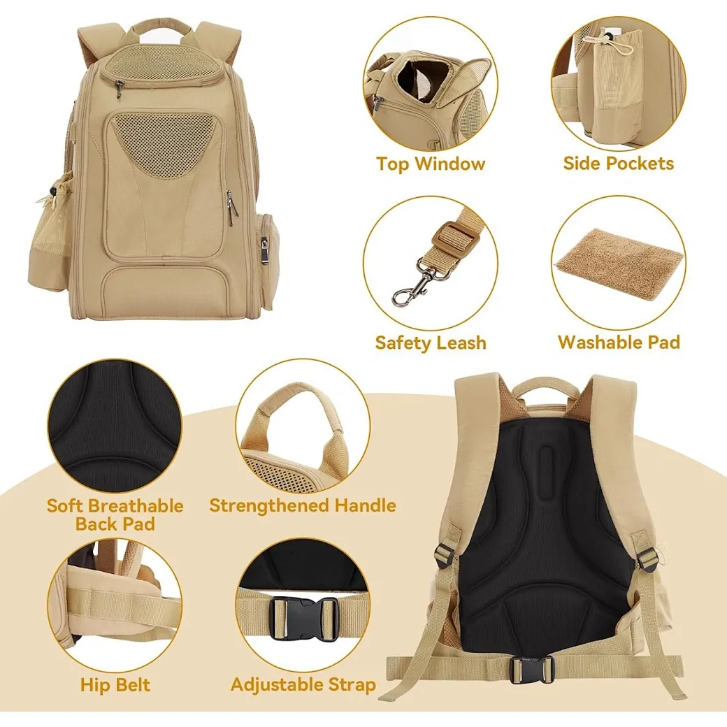 Explore the unique design features of pet backpack, their versatile uses, and how XINHUI offers customizable options.