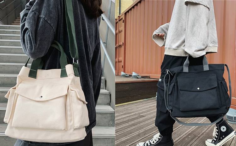 Explore the unique design features of canvas tote with crossbody strap, their versatile uses, and how XINHUI offers customizable options.