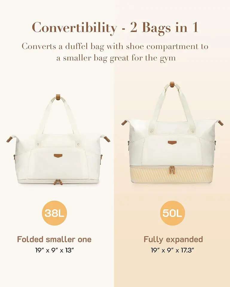 16 year experience in producing best overnight bags womens, custom sports bags with CE & ISO approved. Support one stop OEM/ODM service.