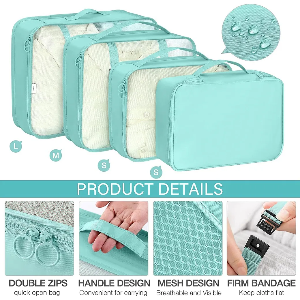 Explore the unique design features of 8 sets of travel bag set , their versatile uses, and how XINHUI offers customizable options.