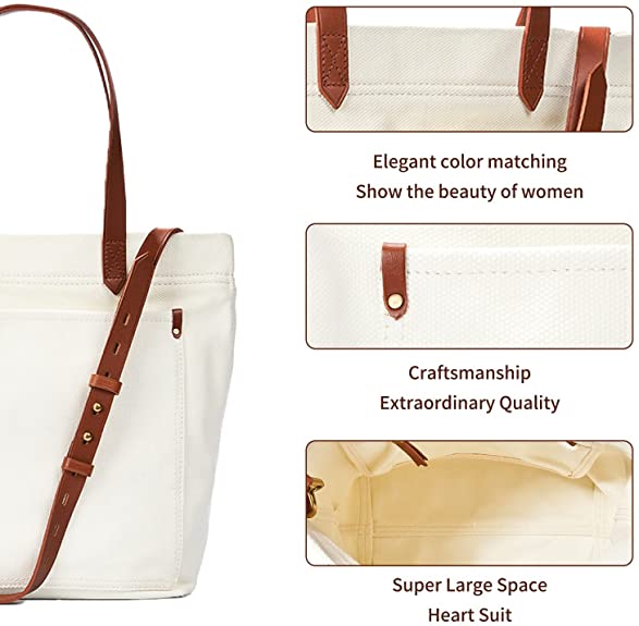 customized natural cotton canvas grocery tote bags