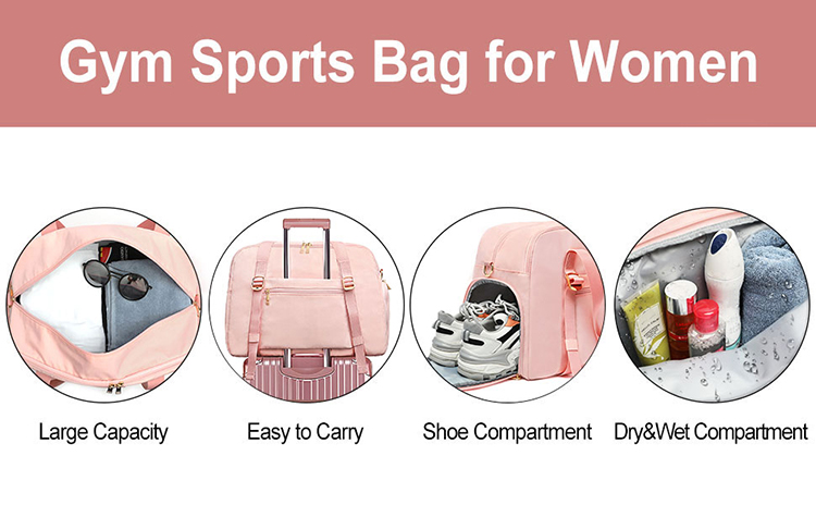 Explore the unique design features of women gym bags, their versatile uses, and how XINHUI offers customizable options.