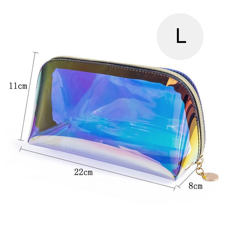 Explore the unique design features of holographic makeup pouch, their versatile uses, and how XINHUI offers customizable options.